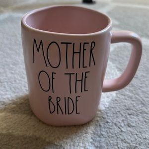New Rae Dunn "Mother of the Bride" pink coffee mug
